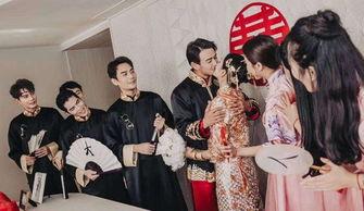 新娘 伴郎 吃瓜,吃瓜群众围观婚礼现场