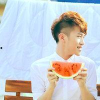 单人吃瓜情侣头像